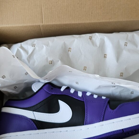 Nike Jordan 1 low court purple - black - Picture 2 of 9